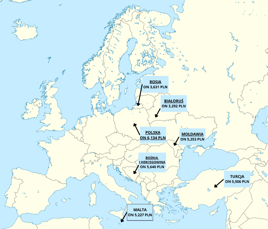 mapa cen diesla
